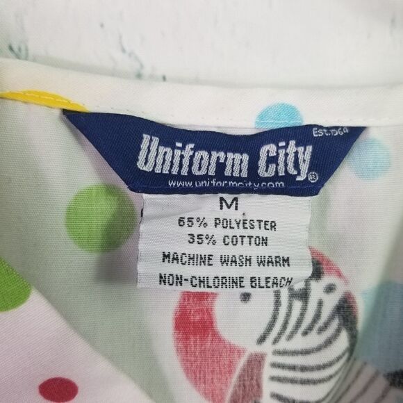 Zebra Scrubs. Size M. Uniform City. - Picture 8 of 10